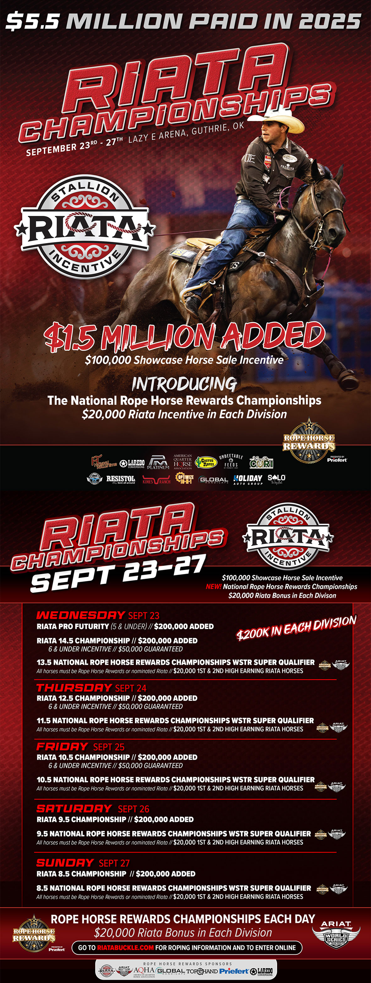 Event Ad for 2026 Riata Championships